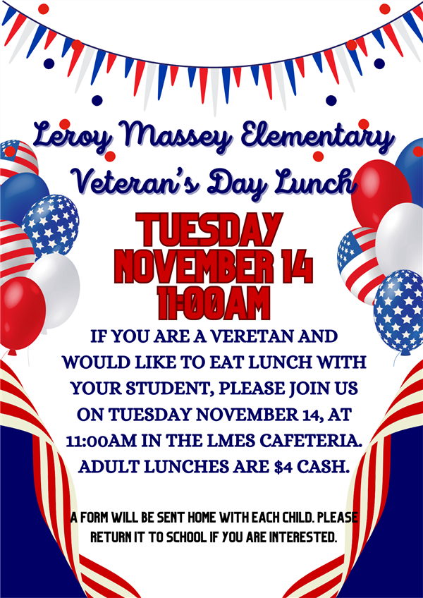  Veterans Day Lunch
